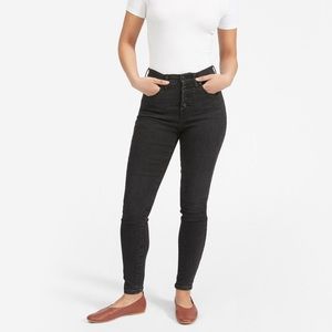 Everlane Authentic Stretch High-Rise Skinny Button Fly